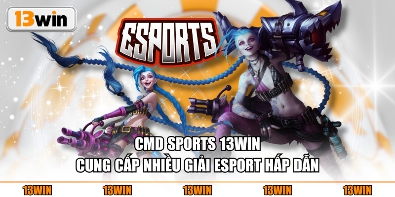 CMD Sports 13WIN cung cấp nhiều giải Esport hấp dẫn
